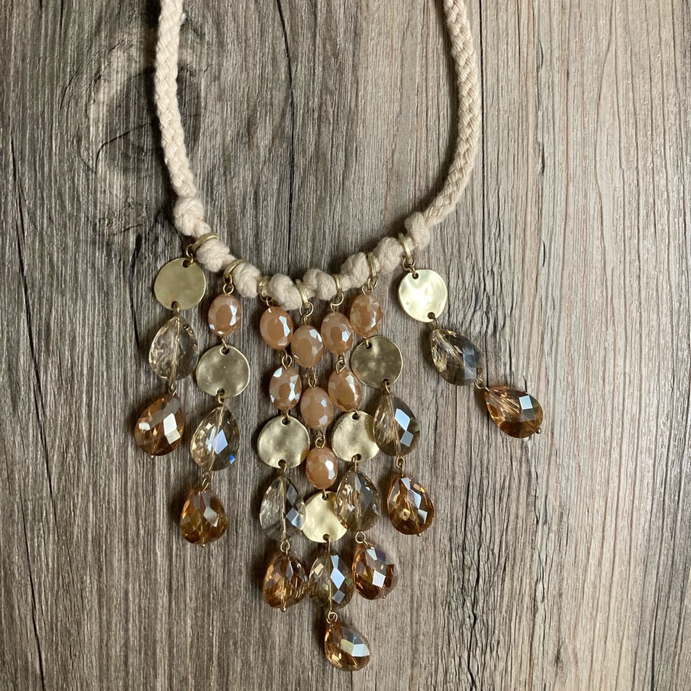 Anthropologie bib-style necklace